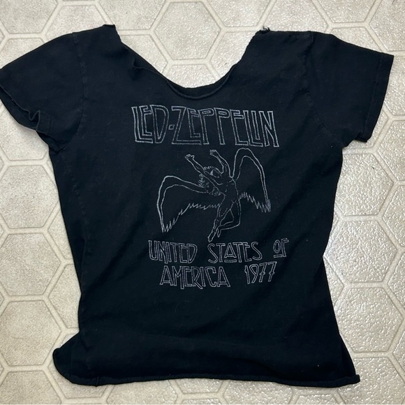 Vtg Led Zeppelin United States of America 1977 Icarus T Shirt - Picture 3 of 8
